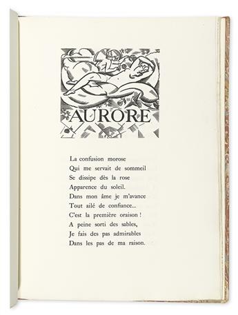 VALÉRY, PAUL. Odes: Aurore, La Pythie, Palme.